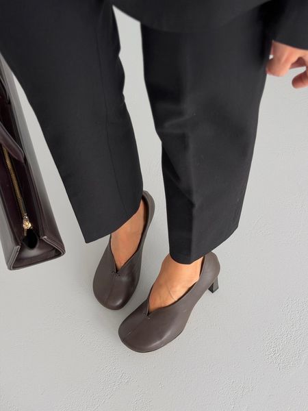 Туфлі з анатомічно-розширенним мисом Olli Shoes шкіряні коричневі gp-1045-11076-37 фото