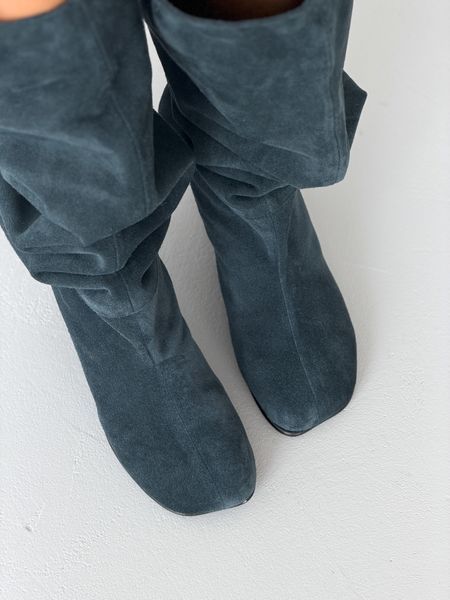 Преміальні чоботи barefoot замшеві зелені gp-1091-11305-39 фото