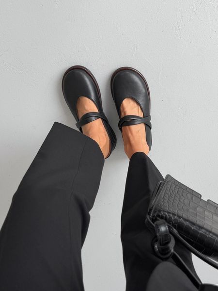 Лофери barefoot з анатомічно-розширеним мисом тм NikArt шкіряні чорні gp-1004-11656-40 фото