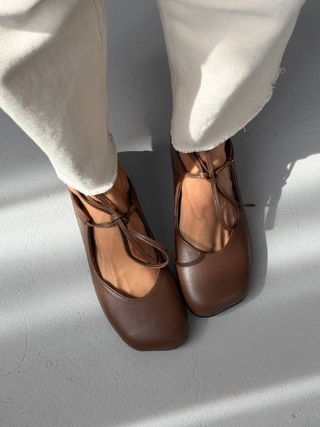 Балетки barefoot з перфорацією NikArt шкіряні руді gp-864-11847-38 фото