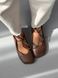Балетки barefoot з перфорацією NikArt шкіряні руді gp-864-11847-38 фото 3